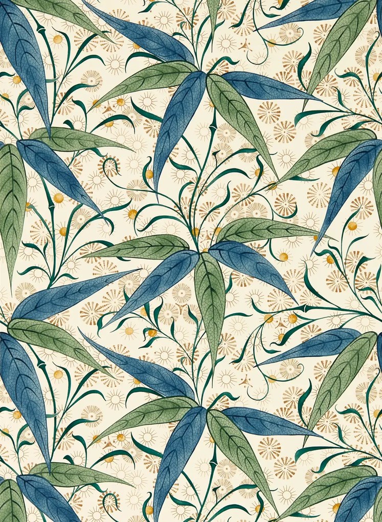 Morris & Co Tapete Bamboo - Thyme/ Artichoke