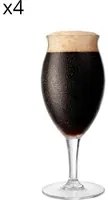 Set calici birra Stout e Porter in vetro, 4 pezzi