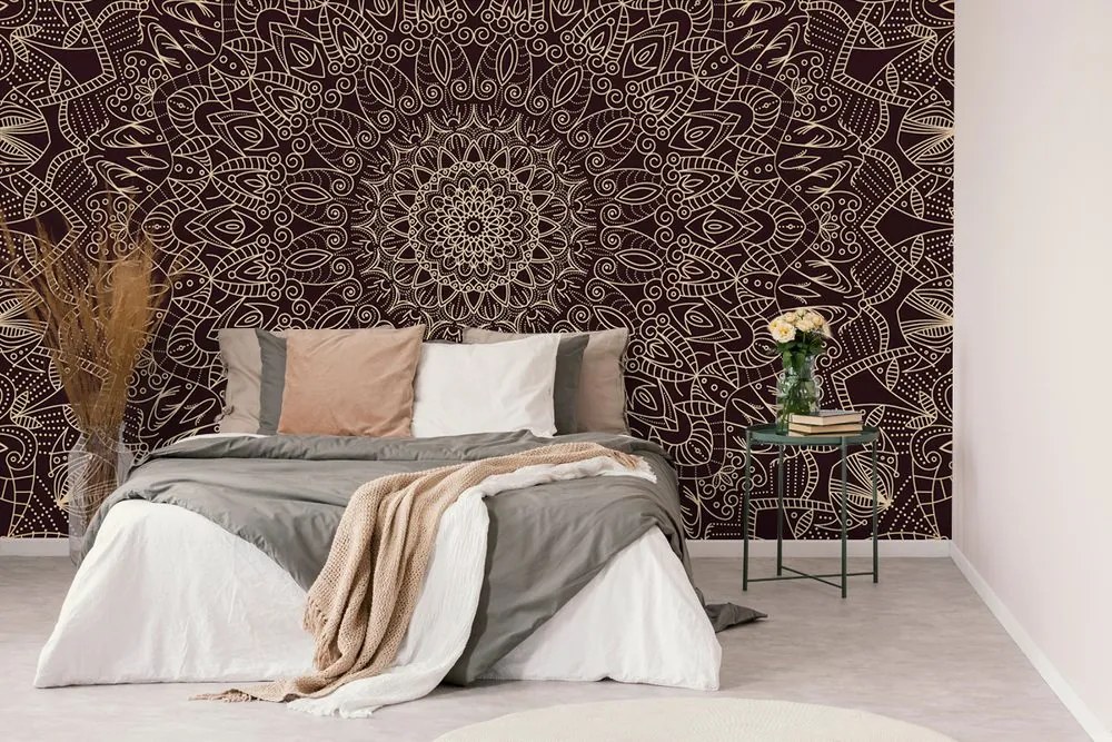 Carta da parati – Mandala ornamentale dettagliata