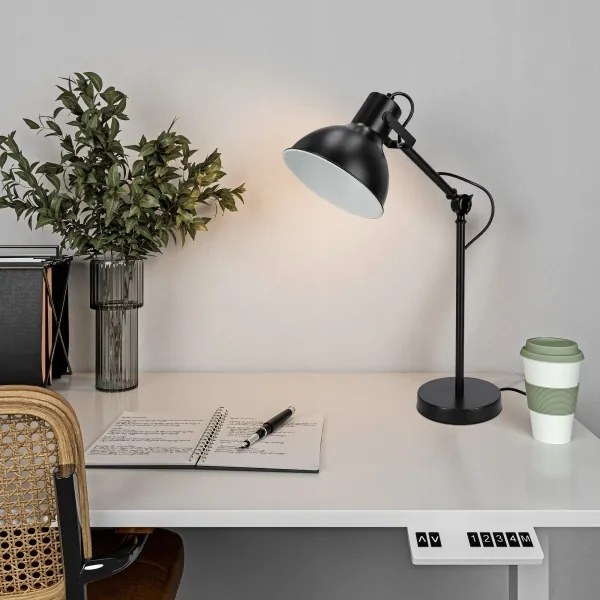 Lampada da tavolo 1xE27/40W/230V nera