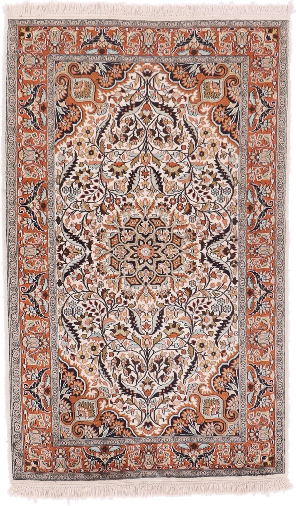 Cashmere Silk Tappeto orientale 150 x 100 (Indian) Annodato A Mano