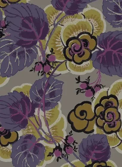Rosen Tapete Suzanne von Isidore Leroy - Mauve