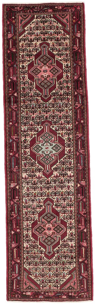 Hamedan Tappeto 290x80 (Iran) Annodato A Mano
