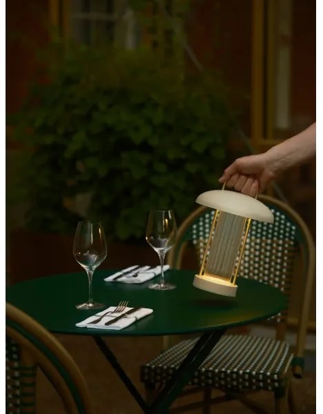 Nordlux - LED dimmerabile. Lampada da tavolo ricaricabile con controllo touch MIRANO LED/3W/3,7V beige