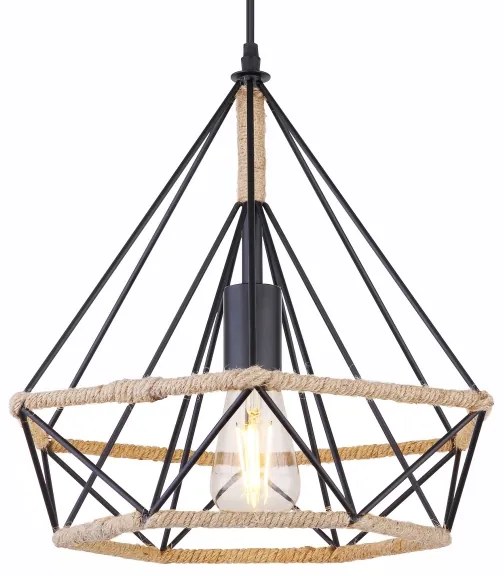 Globo 69029 - Lampadario a sospensione con filo ULLEU 1xE27/60W/230V