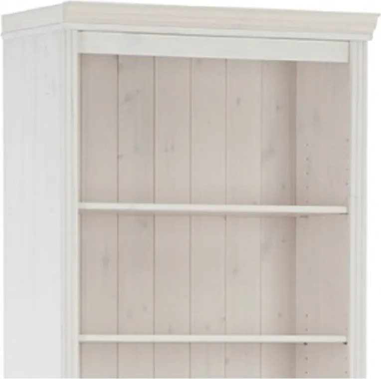 Libreria in legno di pino bianco 74x223 cm Anita - Støraa