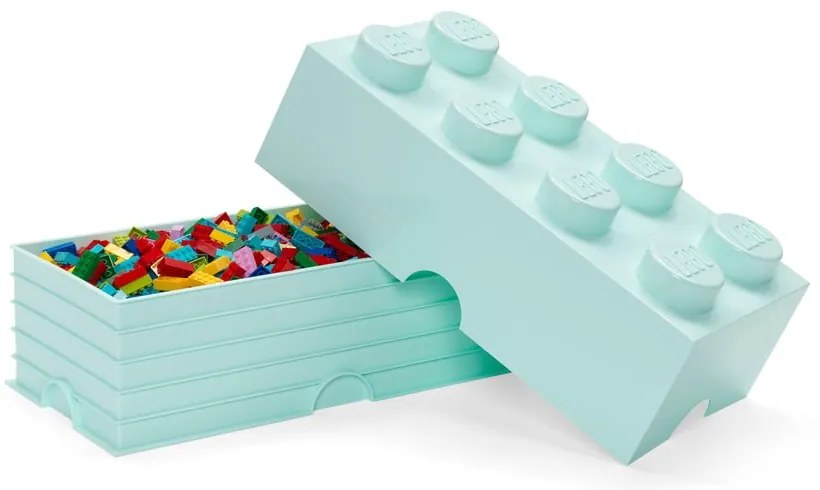 Scatola portaoggetti azzurra - LEGO®