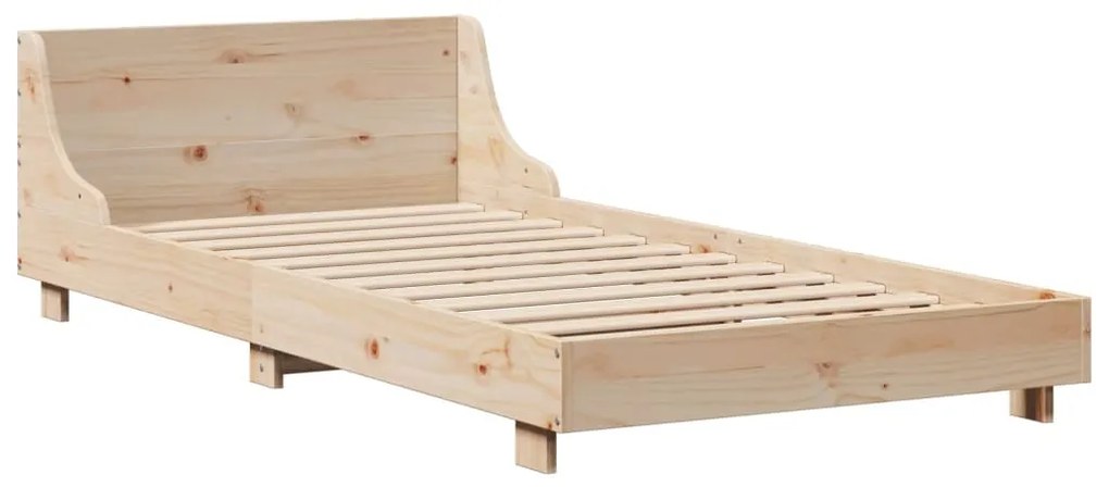 Letto senza materasso 90x200 cm in legno massello di pino