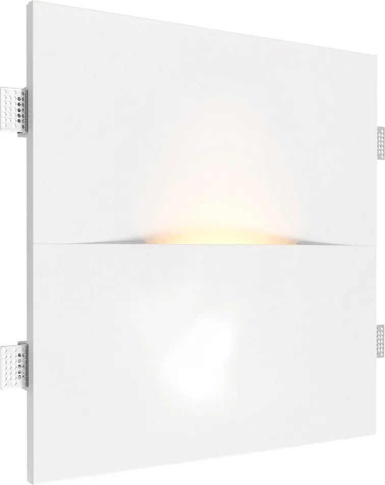 Applique da Incasso G9 POCKET Monodirezionale in Gesso Pitturabile