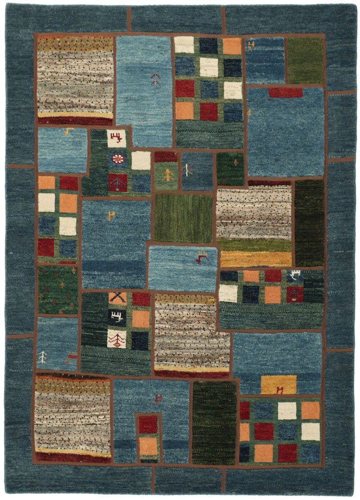 Gabbeh Tappeto persiano 210 x 150 (Iran) Annodato A Mano