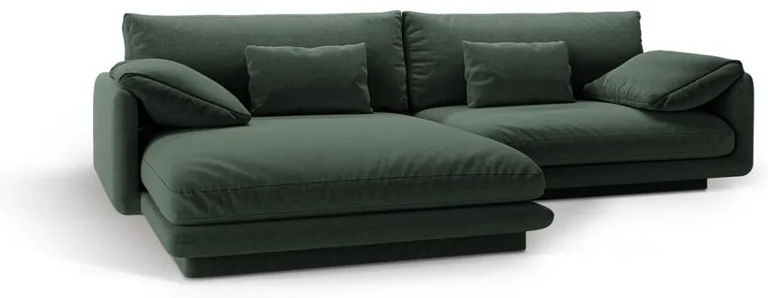 Divano angolare verde scuro (angolo sinistro) Torino - Micadoni Home