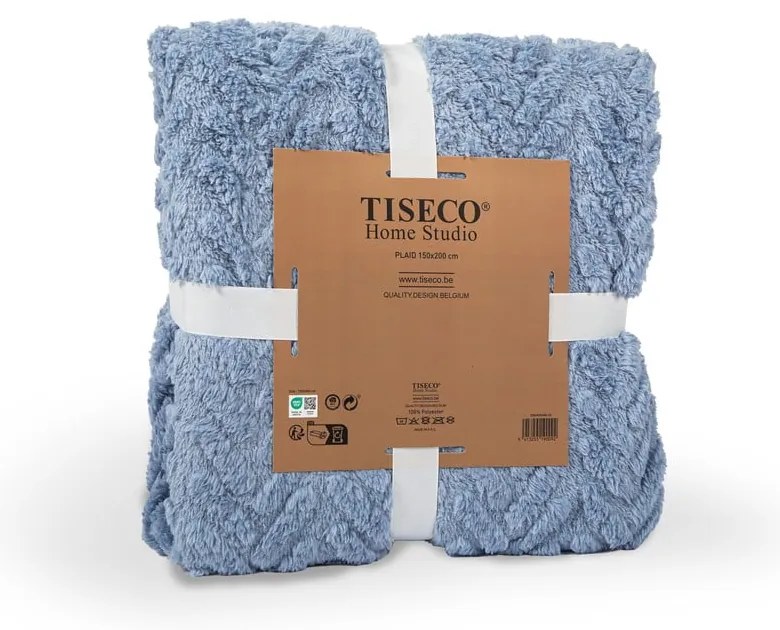 Coperta blu in micropile 150x200 cm Rena – Tiseco Home Studio
