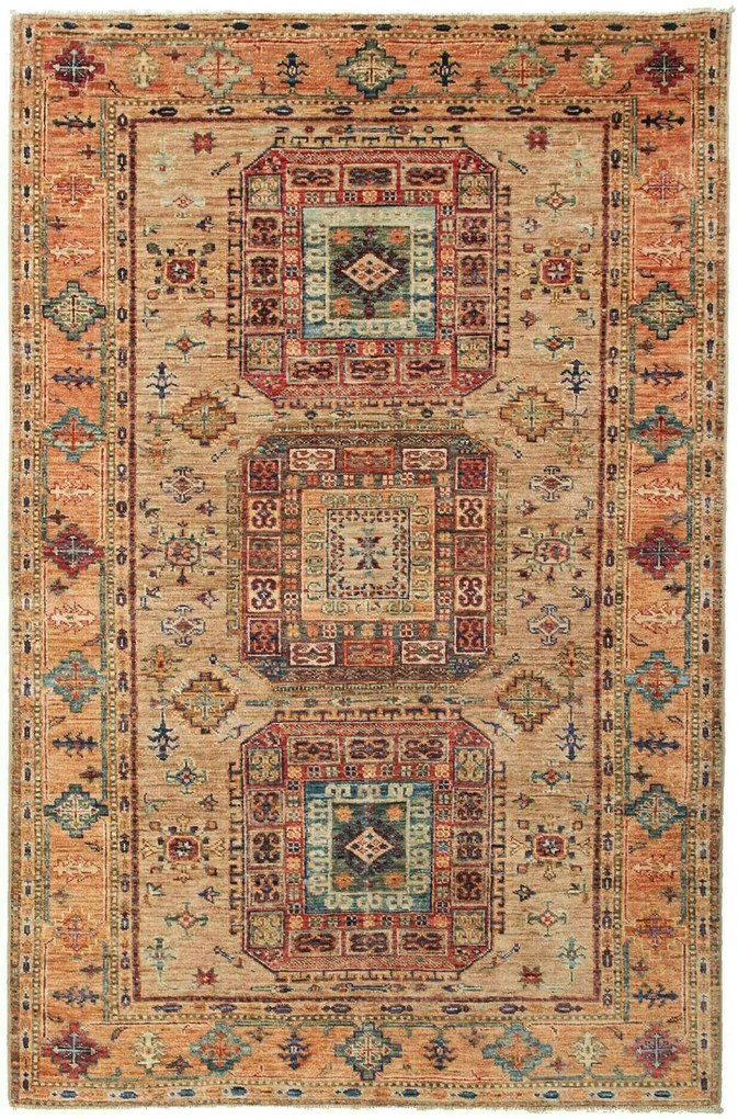 Kazak Tappeto 130 x 190 (Pakistan) Annodato A Mano