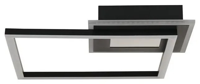 Searchlight 44250BK - plafoniera da soffitto LED dimmerabile QUADRATE LED/24W/230V 36x36 cm