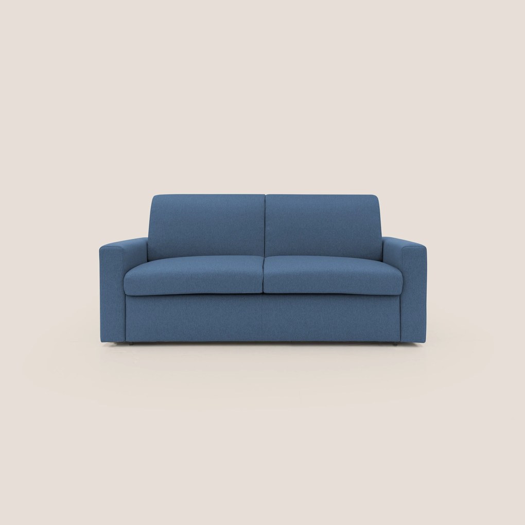Kansas Divano letto matrimoniale alto 20 cm in tessuto impermeabile misto cotone T13