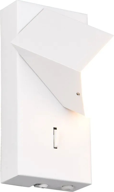Lampada bianca a LED da parete Raglan - Trio
