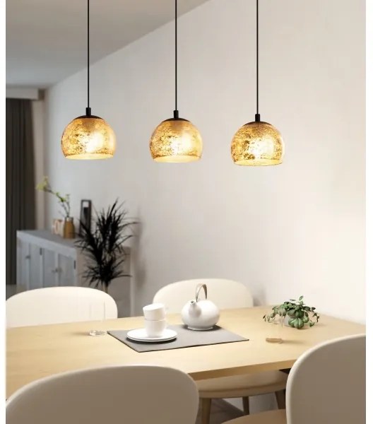 Eglo 98525 - Lampadario a sospensione con filo ALBARACCIN 3xE27/40W/230V