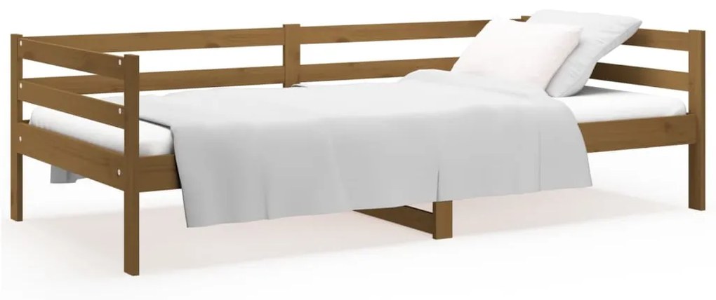 Dormeuse Miele 90x190 cm in Legno Massello di Pino