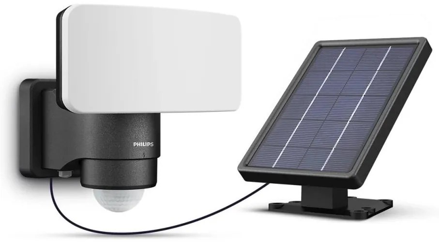 Philips - Applique a LED solare con sensore TYLUS LED/6W/3,7V 3000K IP44