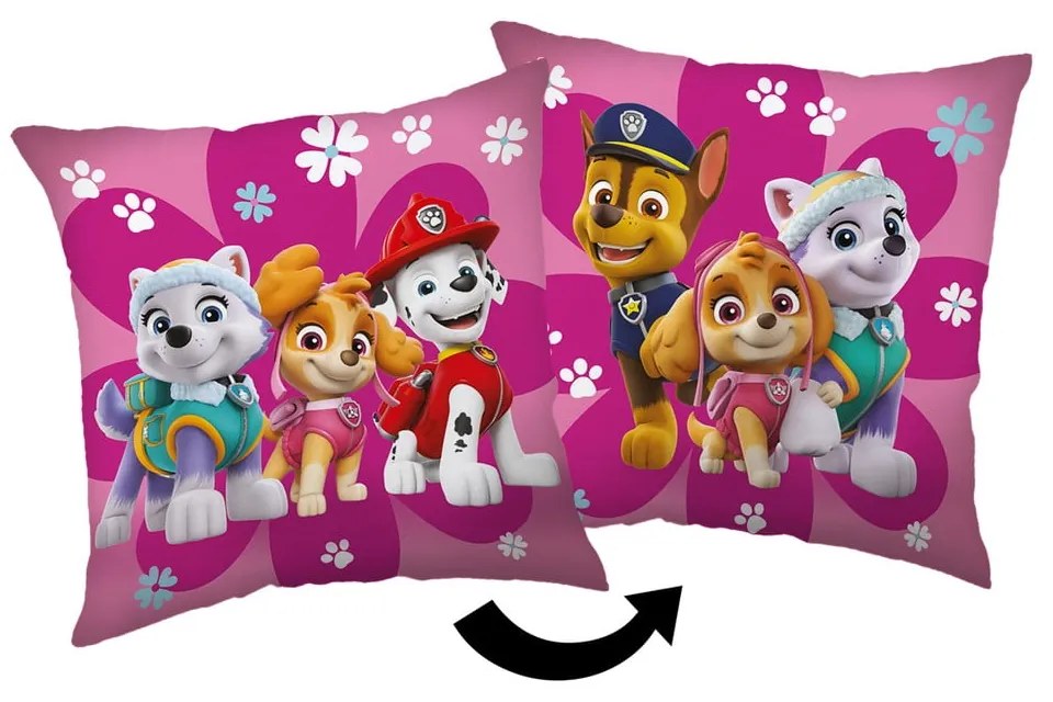 Cuscino per bambini Paw Patrol Flowers - Jerry Fabrics