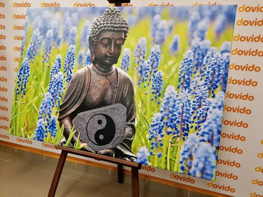 Stampa su tela – Buddha del Jin e Jang