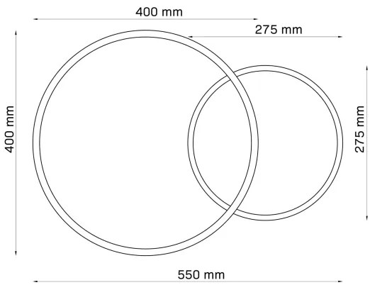 Plafoniera LED ROMAN LED/33W/230V 4000K bianco