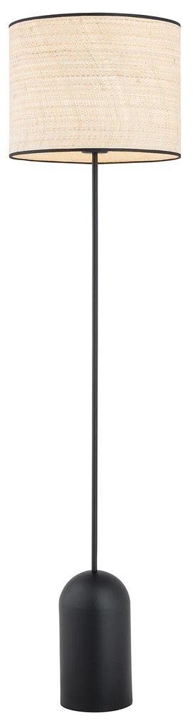 Piantana Minimal Enlil Acciaio Nero 1 Luce E27 Ip20