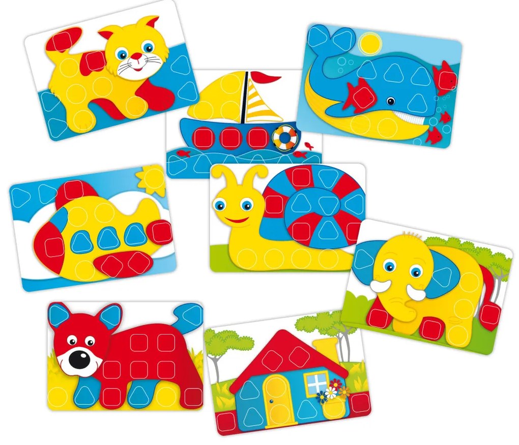 Mosaico Fantacolor Baby 3D - 40 pezzi