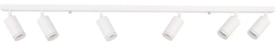 Faretto PIPE 6xGU10/10W/230V bianco
