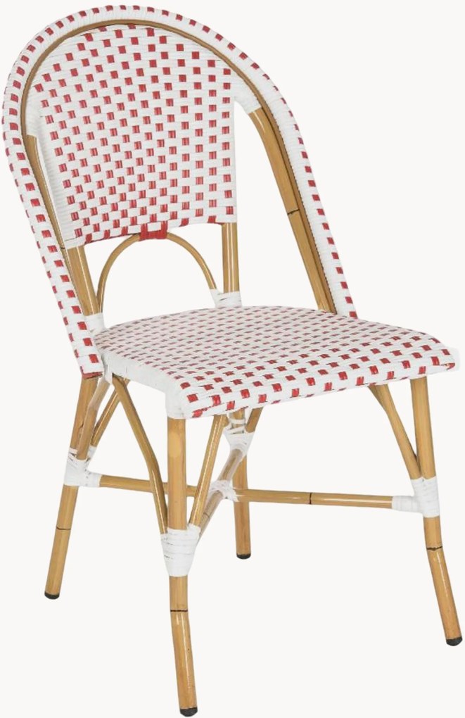 Set di 2 sedie da pranzo impilabili per esterno Salcha