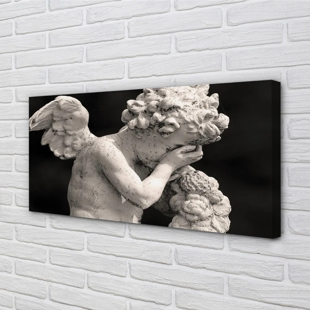 Quadro su tela Un angelo che piange 140x70 cm