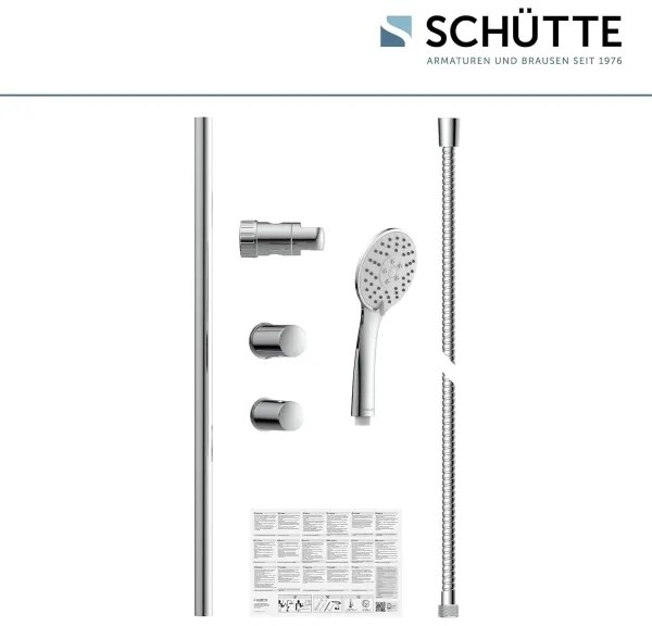 Schütte 64830 - Set doccia NAPOLI in cromo lucido