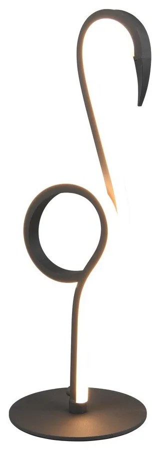 Lampada da tavolo nera (altezza totale 35 cm) Ingo – Reality