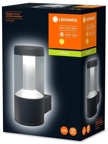 Ledvance - Applique LED da esterno LANTERN 1xLED/12W/230V IP44