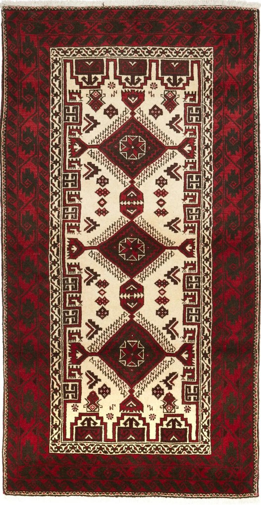 Tappeto persiano 100x200 (Iran) Annodato A Mano