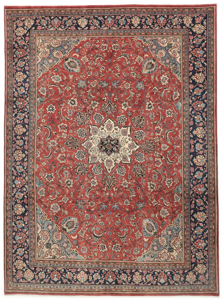 Sarouk Tappeto 370 x 270 (Iran) Annodato A Mano