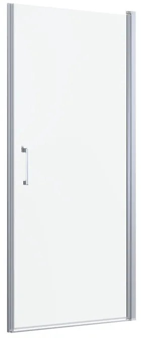 Box doccia con ingresso frontale battente Remix L 80 x H 195 cm, vetro 6 mm vetro senza finitura / trasparente profilo cromato