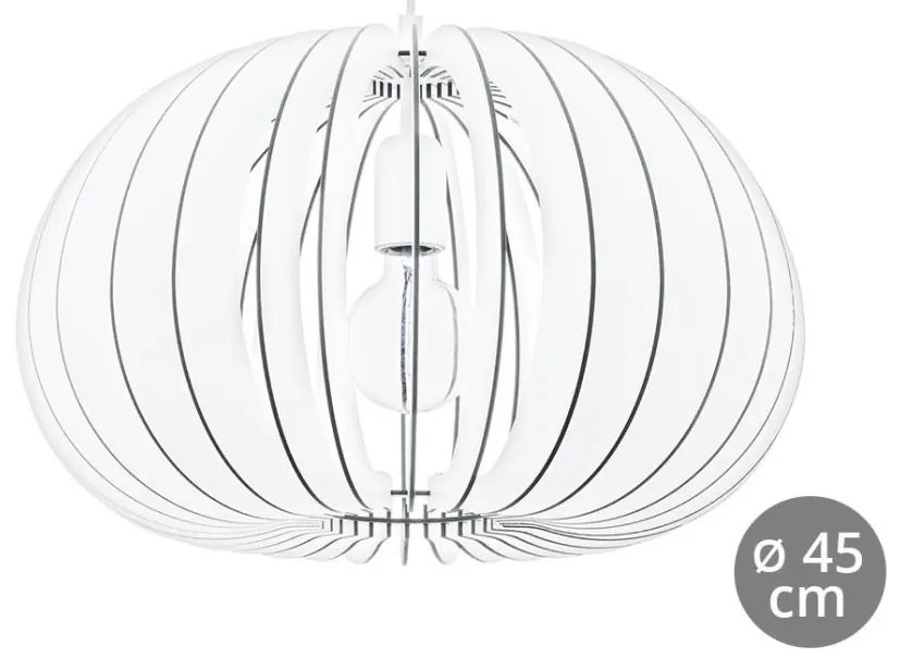 Eglo 94442 - Lampadario COSSANO 1xE27/60W/230V