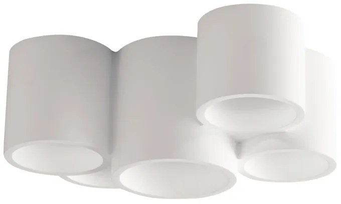 Plafoniera design Banjie bianco IP20, 3XGU10 INSPIRE