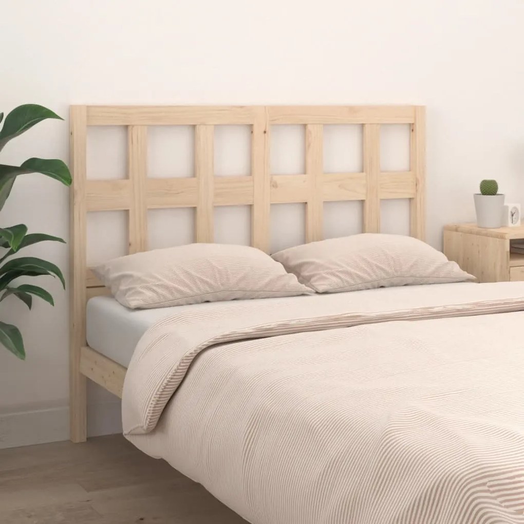 Testiera per letto 185,5x4x100 cm in legno massello di pino