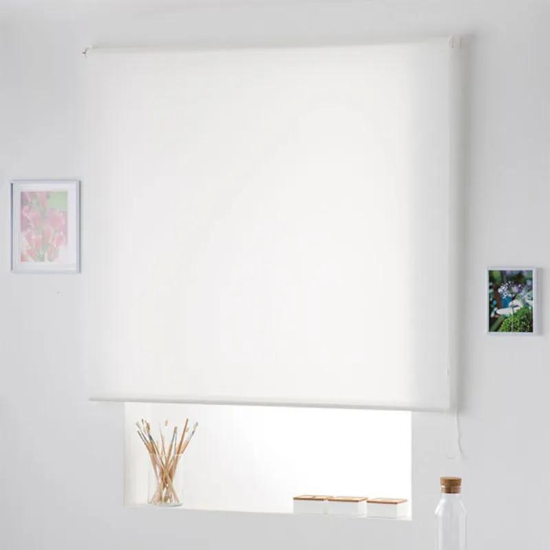 Tenda a Rullo Traslucida Naturals Bianco - 100 x 250 cm