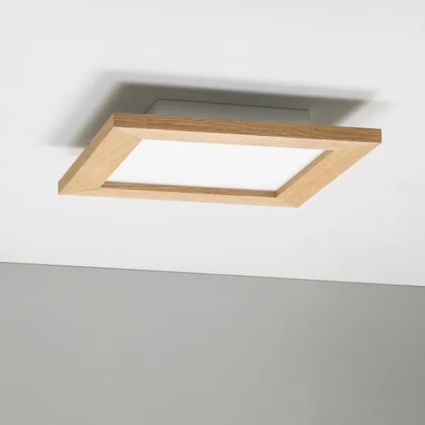 Brilagi - Plafoniera LED SLIMFRAME WOOD LED/25W/230V 34x34 cm marrone