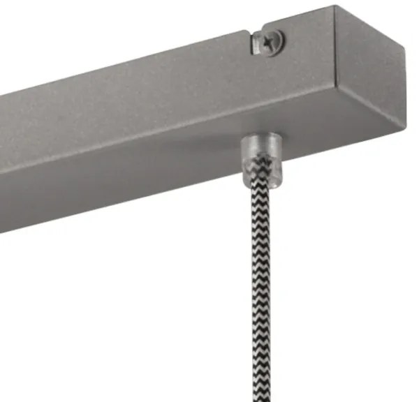 Lampadario a sospensione con filo LIVIA 3xE27/60W/230V