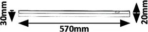 Rabalux 5217 - Illuminazione LED sottopensile GREG LED/9W/230V