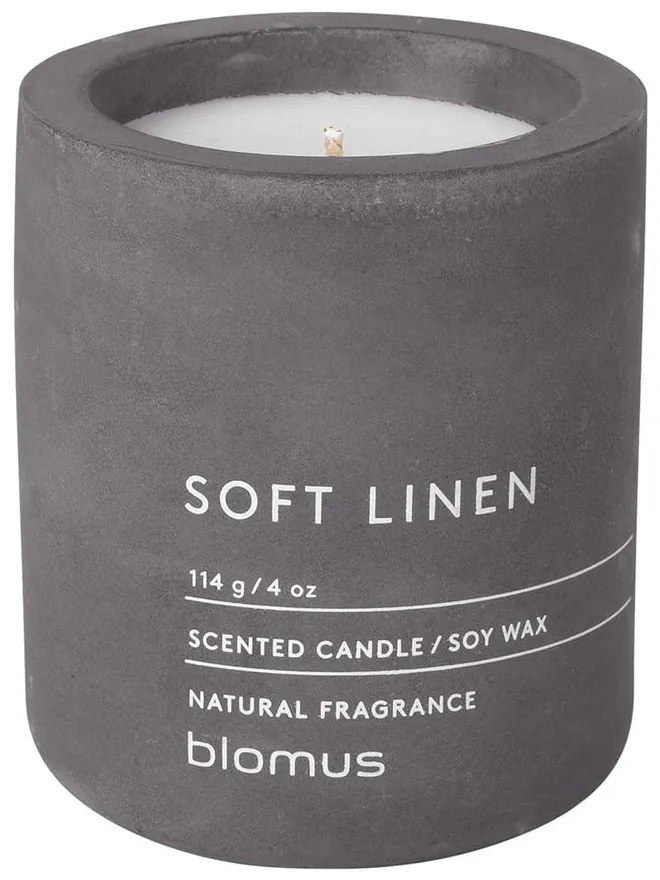 Candela in cera di soia al profumo di lino Fraga Fraga: Soft Linen - Blomus