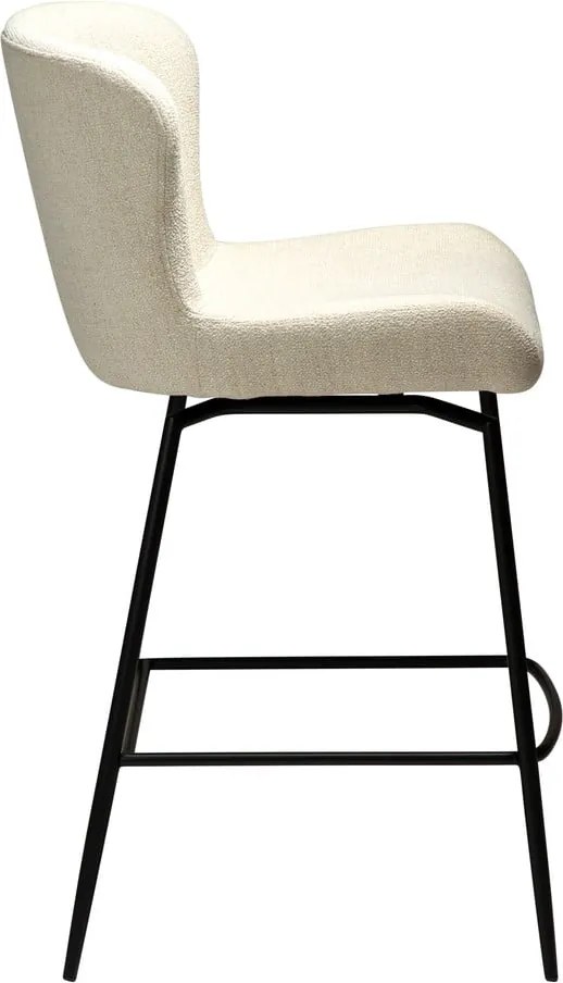 Sgabello da bar color crema imbottito (altezza della seduta 67,5 cm) Glam – DAN-FORM Denmark