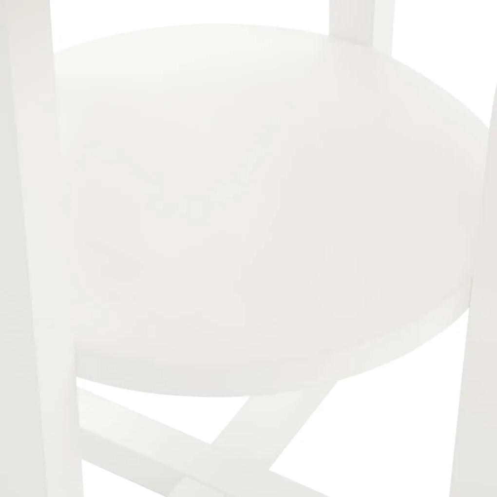 Tavolino per Lampada 40x50 cm in Legno Massello di Rovere