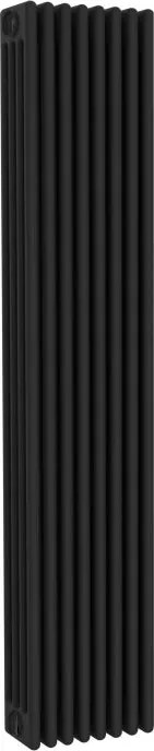 Termosifone in acciaio tubolare 4 colonne 8 elementi interasse 1935 mm ERCOS Comby nero