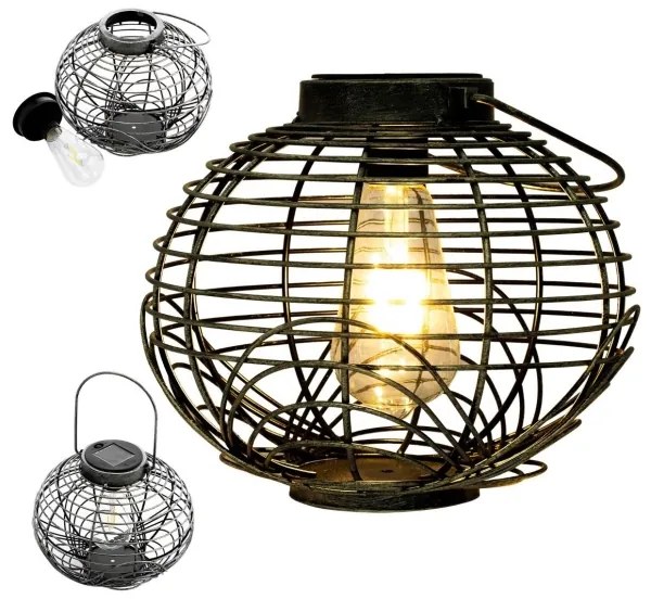 Lampada LED solare LUISA 1xE27/1,2V IP44