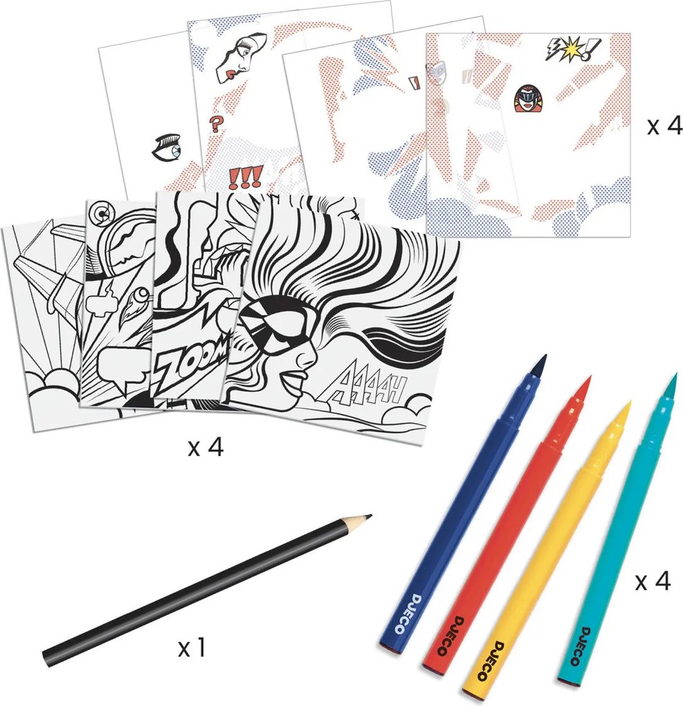 Gioco creativo - Roy Lichtenstein - Supereroi